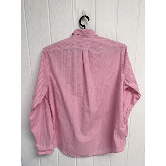 Ralph Lauren Men's Light Pink Checked Collared Button Up Dress Shirt Size XL - Picture 6 of 11